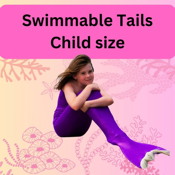 Swimmable Mermaid Tail (Child size)