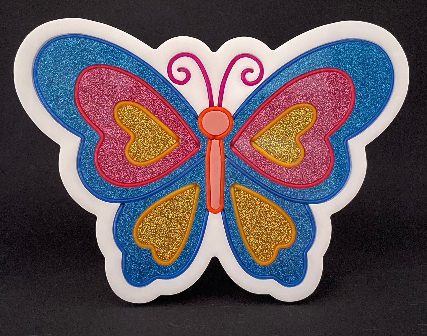 Open Wing Butterfly Neon Art