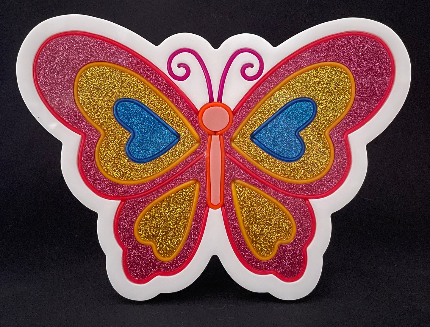 Open Wing Butterfly Neon Art