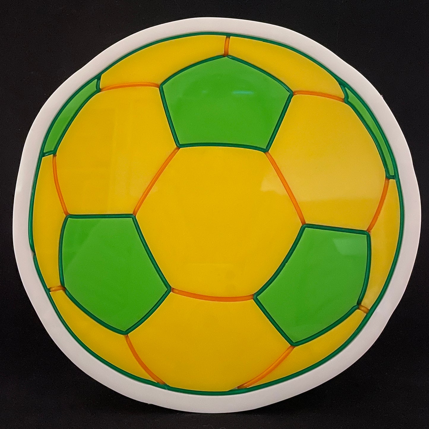 Soccer Ball Neon Art